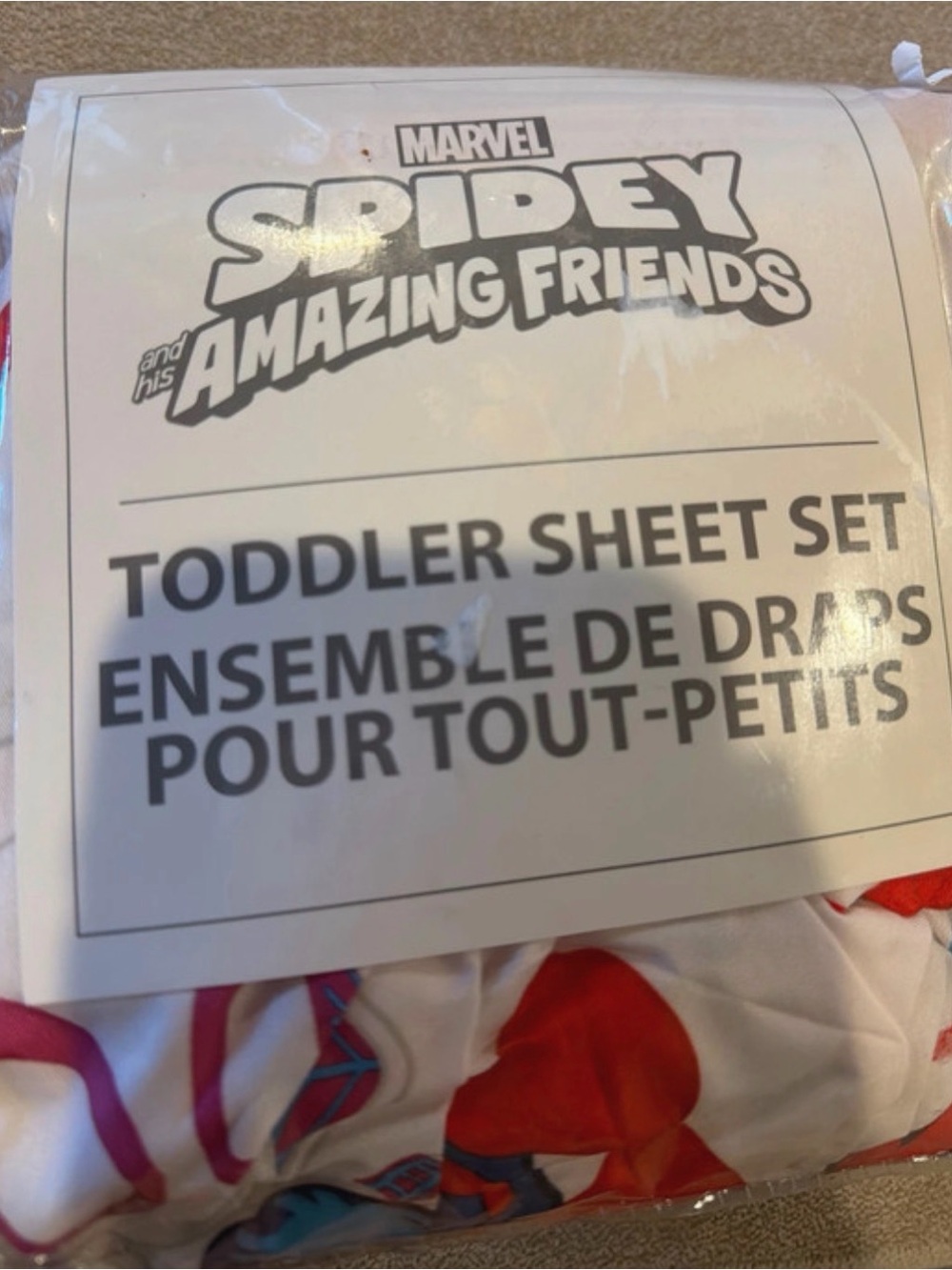 Marvel Spidey and his Amazing Friends TODDLER Sheer Set